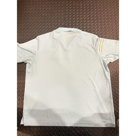 Rare Adidas Men Climacool San Jose State Spartans Polo Shirt Sz XXL Light Blue - Picture 6 of 7